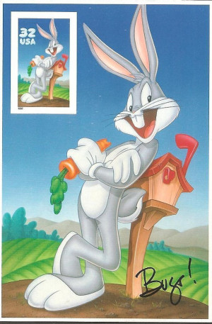 Bugs Bunny Imperforated Stamp Souvenir Sheet