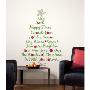 Home | Giant Christmas Tree Quote Wall Stickers