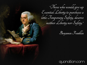 Benjamin Franklin Quotes On Liberty