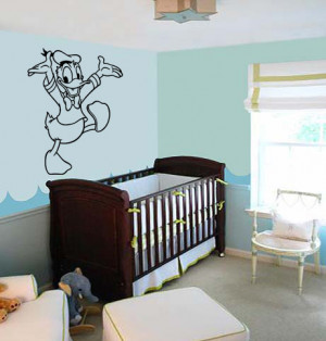 Donald Duck - Personalised with a name of your choice - Wall Decal
