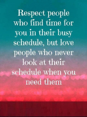 Overall respect and love all people.