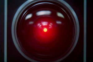 HAL 9000 (voiced by Douglas Rain in 2001: A Space Odyssey )