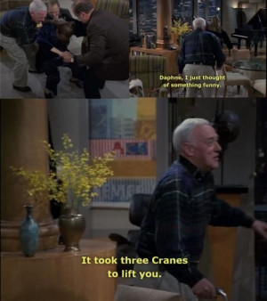 ... took 3 cranes to lift you.