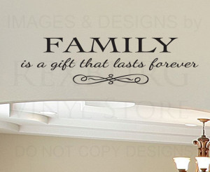 Wall-Decal-Quote-Sticker-Vinyl-Art-Lettering-Removable-Family-is-a ...