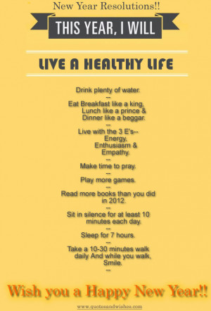 New Year Resolution1 Happy New Year Resolutions Health and Fitness
