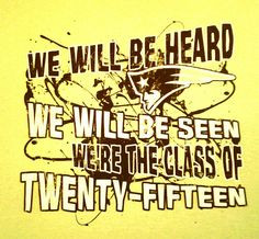 Class of 2015 tshirt design