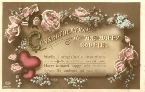 Today is hubby and my anniversary - we were married in '9teen87' ) :D
