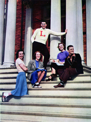 Inside page 1939 Gridiron Yearbook for St. Lawrence University, Canton ...
