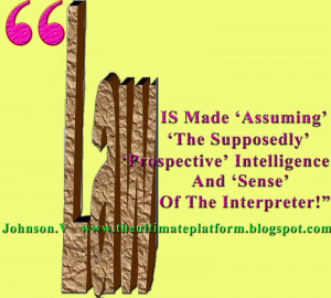 +Platform+Ultimate+Platform+Sense+Intelligence+Johnson.V+Great+Quotes ...