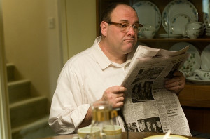... James Gandolfini, as Pat, in a scene from the film “Not Fade Away