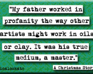 Christmas Story Profanity Holiday M ovie Quote Magnet or Pocket Mirror ...