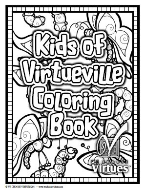 Kids of Virtueville Coloring Book (PDF download)