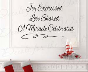 Shared Miracle Celebrated Christmas Religious God Christ Christian ...