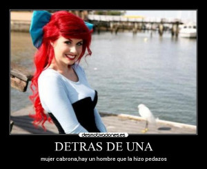 Carteles y Desmotivaciones de detras de una mujer cabrona