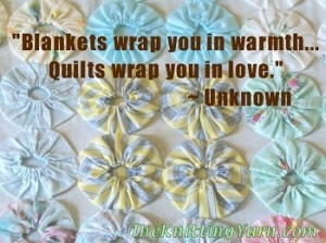 Inspirational Quotes for Crafters and Caregivers: Blankets wrap you ...