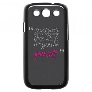 Relationship Settlement Quotes Galaxy S3 Case