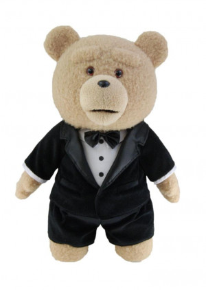 24″ Talking Ted Toy in Tuxedo w/ Moving Mouth