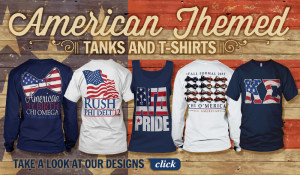 Patriotic T-shirts for Fraternities and Sororities