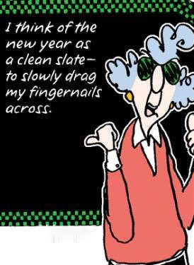New Year Maxine Clean Slate Resolutions Happy Fingernails Blackboard ...