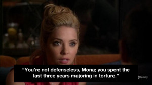 ... Marin’s 20 best season 3 one-liners on “Pretty Little Liars
