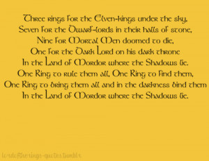 ... the Shadows lie.The Lord of the Rings - The Fellowship of the Ring