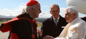 Pope Benedict met Cardinal Keith O'Brien in Edinburgh, the first stop ...