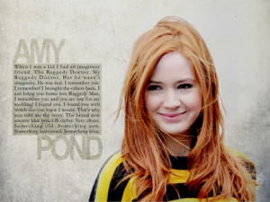 amy pond quote wallpaper as requested by acciodoctorboosh