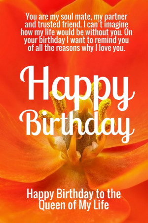 Happy Birthday Love Quotes for Her