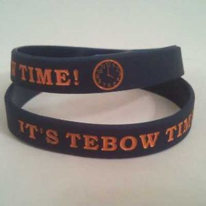 ... -TIME-RUBBER-WRISTBAND-DENVER-FOOTBALL-BRONCOS-FUNNY-SAYINGS-TEBOWING
