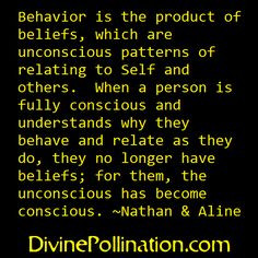 Behavior is the product of beliefs, which are unconscious patterns of ...