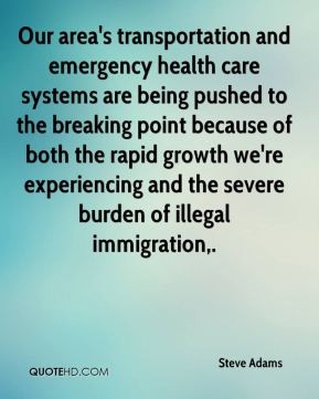 emergency health care systems are being pushed to the breaking point ...