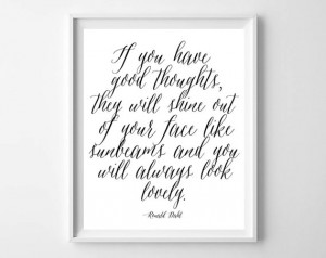 Roald Dahl Matilda Quote Art Print-Modern Printable by paper and ...