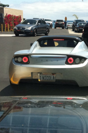Thread: Tesla Roadster vanity license plates