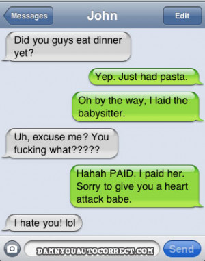 funny auto-correct texts - Top 50 Funniest Autocorrects Of DYAC’s ...