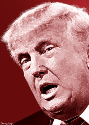 Trump’s remarks on Planned Parenthood photo/ donkey hotey