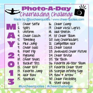 30 day cheer challenge?? I think YES