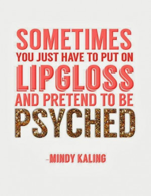 fashion in my eyes: Sunday quote Mindy Kaling