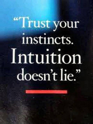 Intuition may not lie but it still isnt easy to differentiate from a ...