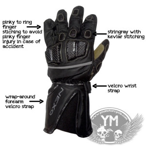 Home / Motorcycle Gloves / NEXO Kangaroo Leather Motorcycle Gloves