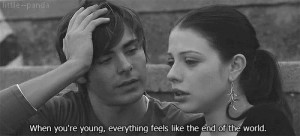 17 Again (2009) Quote (About age, end of the world, gif, grow up, old ...