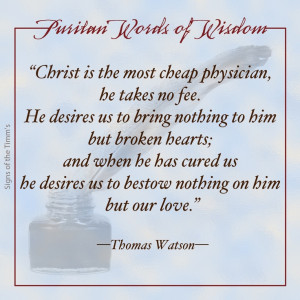 Puritan Words of Wisdom: 