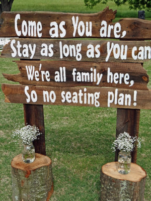 Cute Wedding Sign Sayings Wedding of courtney and ross: