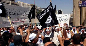 Demonstrators chant pro-al-Qaida-inspired Islamic State of Iraq and ...