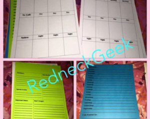 The Happy Planner / ARC Planner Pag es (full month) ...