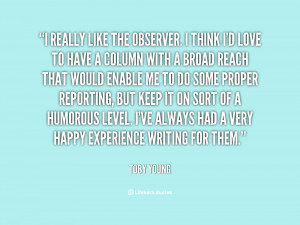 Toby Young Quotes