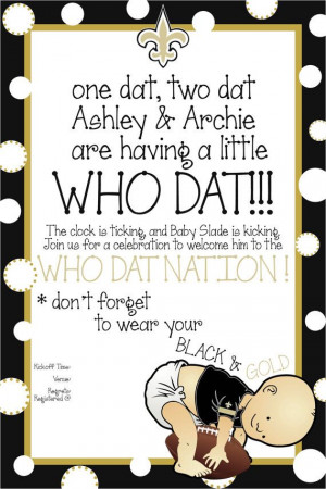 New Baby Boy Quotes New orleans saints baby boy