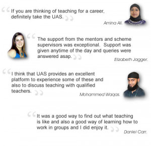 Quotes from UAS Students