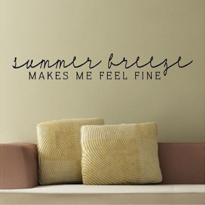 Summer Breeze.....Beach Wall Quotes Words Decals by eyecandysigns, $14 ...