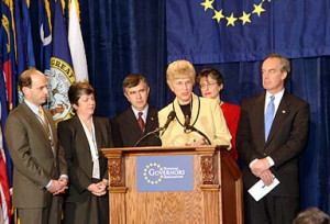 Feb 22 Montana Gov Judy Martz at the opening press conference