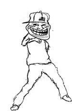 rapper dancing troll emoticon